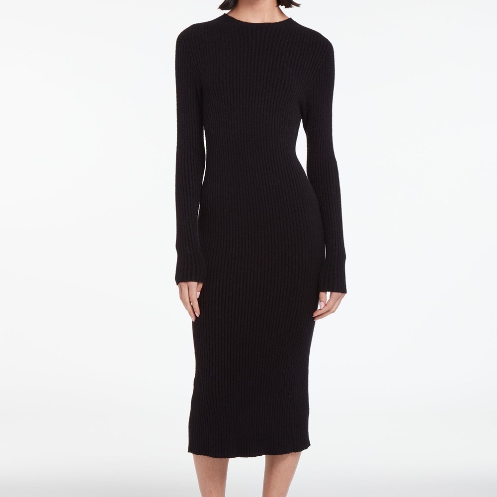 Apparis Malia Black Sweater Dress